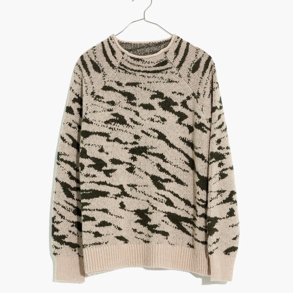 Madewell sweater Thornton mock neck pullover sweater